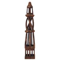 Fantastic Finely Carved Architectural Antique Whimsy Tower