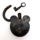 Old Mickey Mouse Ears Smokehouse Lock with Key