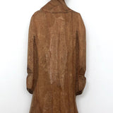 Old Carving of Old Smiling Woman with Bonnet