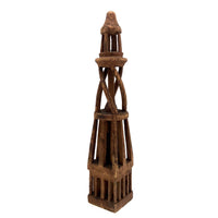 Fantastic Finely Carved Architectural Antique Whimsy Tower