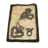 Victorian Braided Hair Hearts Momento Mori