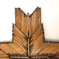 Old Tramp Art Matchstick Cross