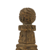 SOLD 1895 Gold Painted Carved Whimsy with Letters, Numbers and More, On Stilts!