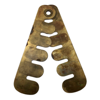 Cool Old Brass Button Polishing Guard (or Excellent Stencil)