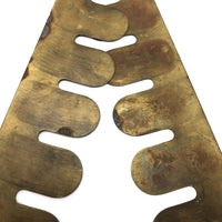 Cool Old Brass Button Polishing Guard (or Excellent Stencil)