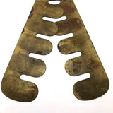 Cool Old Brass Button Polishing Guard (or Excellent Stencil)