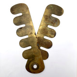 Cool Old Brass Button Polishing Guard (or Excellent Stencil)