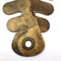 Cool Old Brass Button Polishing Guard (or Excellent Stencil)