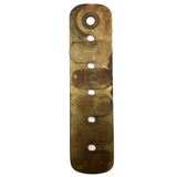Cool Old Brass Button Polishing Guard (or Excellent Stencil)