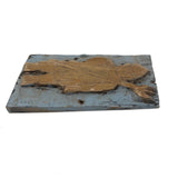 Curious Painted Relief Carved Viking