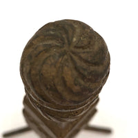 SOLD 1895 Gold Painted Carved Whimsy with Letters, Numbers and More, On Stilts!