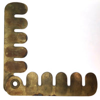 Cool Old Brass Button Polishing Guard (or Excellent Stencil)