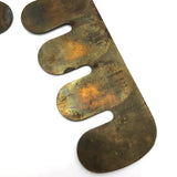 Cool Old Brass Button Polishing Guard (or Excellent Stencil)