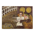 Weird, Wonderful Gods and Gladiators Vintage Painting on Wood Panel