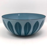 Catherineholm Blue on Blue 8 Inch Enamelware Lotus Bowl