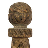 SOLD 1895 Gold Painted Carved Whimsy with Letters, Numbers and More, On Stilts!