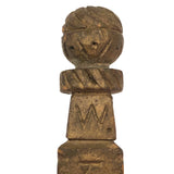 SOLD 1895 Gold Painted Carved Whimsy with Letters, Numbers and More, On Stilts!