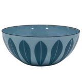 Catherineholm Blue on Blue 8 Inch Enamelware Lotus Bowl