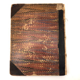 Antique Hospital Pharmacist's Notebook with Many Remedy Recipes!