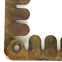 Cool Old Brass Button Polishing Guard (or Excellent Stencil)