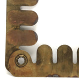 Cool Old Brass Button Polishing Guard (or Excellent Stencil)