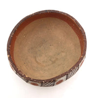 Antique Isleta Pueblo Native Pottery Bowl
