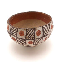 Antique Isleta Pueblo Native Pottery Bowl