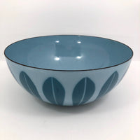 Catherineholm Blue on Blue 8 Inch Enamelware Lotus Bowl