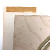 Antique Ink and Watercolor Hand-drawn Dutch Manuscript Map of Early Utrecht