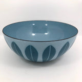 Catherineholm Blue on Blue 8 Inch Enamelware Lotus Bowl