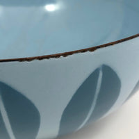 Catherineholm Blue on Blue 8 Inch Enamelware Lotus Bowl