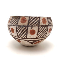 Antique Isleta Pueblo Native Pottery Bowl