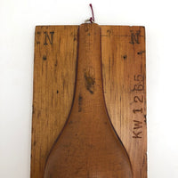 Old Wooden Long Neck Bottle Mold