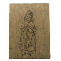 Weird, Wonderful Gods and Gladiators Vintage Painting on Wood Panel