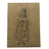 Weird, Wonderful Gods and Gladiators Vintage Painting on Wood Panel