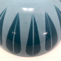 Catherineholm Blue on Blue 8 Inch Enamelware Lotus Bowl