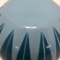 Catherineholm Blue on Blue 8 Inch Enamelware Lotus Bowl