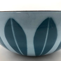 Catherineholm Blue on Blue 8 Inch Enamelware Lotus Bowl