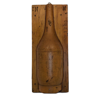Old Wooden Long Neck Bottle Mold