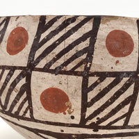 Antique Isleta Pueblo Native Pottery Bowl