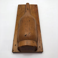 Old Wooden Long Neck Bottle Mold