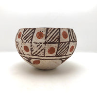 Antique Isleta Pueblo Native Pottery Bowl