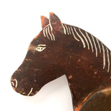 Hand-painted Old Jointed Wooden Horse