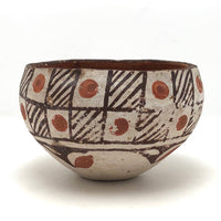 Antique Isleta Pueblo Native Pottery Bowl