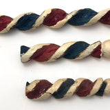 Red, White & Blue Mini Barber Pole Hand-carved Whimsies - Sold Individually