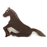 Hand-painted Old Jointed Wooden Horse