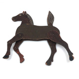 Hand-painted Old Jointed Wooden Horse