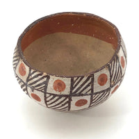 Antique Isleta Pueblo Native Pottery Bowl
