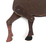 Hand-painted Old Jointed Wooden Horse