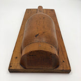 Old Wooden Long Neck Bottle Mold